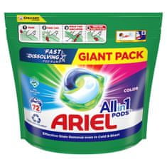 Ariel All-in-1 kapsule u boji, 72 komada