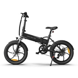 ADO A20+ električni bicikl, crna
