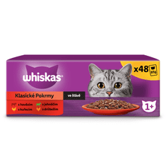 Whiskas vrećice, Classic Selection u soku, 48 x 85 g