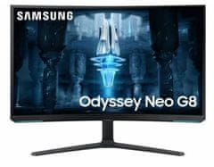 Samsung Monitor Odyssey NEO S32BG850NP, 81 cm (32), 4K, VA, zakrivljen (LS32BG850NPXEN)