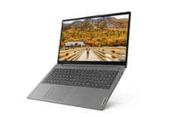 Lenovo IdeaPad 3 15 prijenosno računalo, R7-5700U, 12 GB, 512 GB, 39,6 cm, FHD, W11H, sivi (82KU01Y4SC)