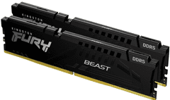 Kingston Fury Beast memorija (RAM), 32GB (2x16GB), 5200MT/s, DDR5, CL36, EXPO (KF552C36BBEK2-32)