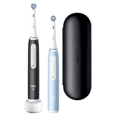 Oral-B iO Series 3 Duo Pack set električnih četkica za zube, crna i plava