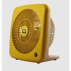 SHE 2u1 podni ili stolni ventilator, 30 W, žuti