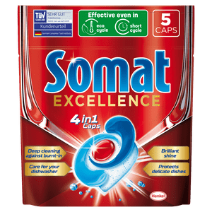  Somat Excellence 4 u 1 tablete za perilicu posuđa, 5/1 