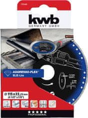 KWB dijamantna rezna ploča za metal Blue-Line, 115 mm (49720140)