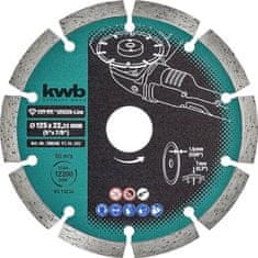KWB CUT-FIX dijamantna rezna ploča 125x1,9 mm, Green-Line (49798540)