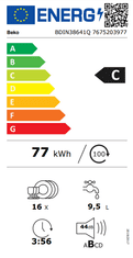 Beko BDIN38641Q ugradbena perilica posuđa