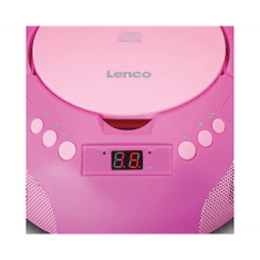 LENCO SCD-620PK prijenosni radio s mikrofonom, roza