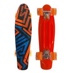 skateboard sa svjetlima, 57 cm