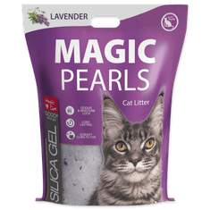 Magic Pearls posip za mačji WC Laveder, 16 l