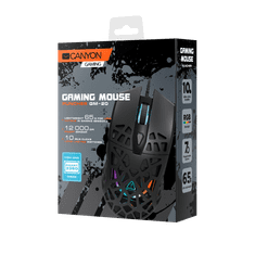 Canyon Puncher GM-20 gaming miš, 12000 DPI, RGB (CND-SGM20B)