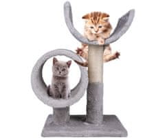 PET Toys drvo za mačke i grebalica za mačke, 50x29x33 cm, 2 razine