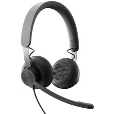 Logitech Zone Wired UC slušalice s mikrofonom, USB, crna (981-000875)