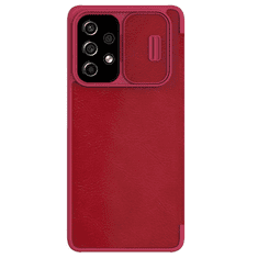 Nillkin QIN Pro maskica za Samsung Galaxy A54, preklopna, crvena