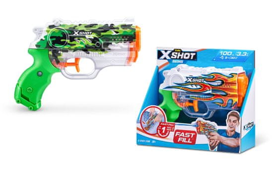 Zuru Nano Skins Fast Fill X-Shot pištolj na vodu (02362)