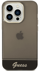 Guess GUHCP14XHGCOK maskica za iPhone 14 Pro Max, tamna prozirna