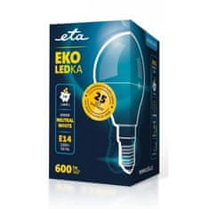 ETA LED žarulja E14, 7 W, neutralna bijela, 4000 K, 600 lm, 5 kom