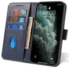 Onasi Wallet maskica za Galaxy A33 5G A336, preklopna, kožna, plava