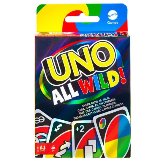 Mattel UNO All Wild kartaška igra