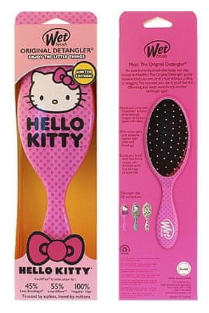 Wet Brush Original Detangler četka za kosu, Hello Kitty Face Pink