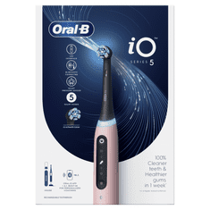 Oral-B iO 5 električna četkica za zube, roza