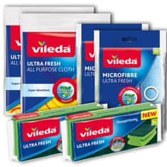 Vileda Ultrafresh komplet krpic za čiščenje