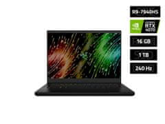 Razer Prijenosno računalo Blade 14, R9-7940HS, 16GB, SSD1TB, 35,56 cm (14), QHD, 4070, W11H (RZ09-0482XEH3-R3E1)