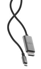 Linq USB-C na DisplayPort 1.4 kabel, M/M, PRO, 8K 60Hz, HDR, 2 m, pleten