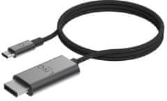 Linq USB-C na DisplayPort 1.4 kabel, M/M, PRO, 8K 60Hz, HDR, 2 m, pleten