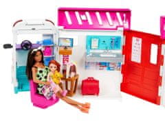 Mattel HKT79 Barbie Ambulanta i klinika, 2u1
