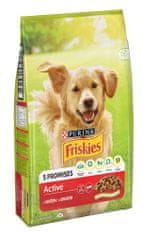 Friskies ADULT ACTIVE hrana za pse Dog, salmon, 10 kg