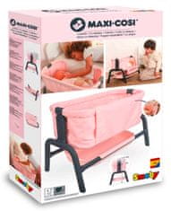 Smoby Maxi Cosi svijetlo ružičasti krevetić za lutke
