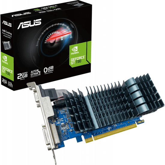 ASUS GeForce GT 730 2GB DDR3 EVO grafička kartica, 2 GB DDR3 (GT730-SL-2GD3-BRK-EVO)