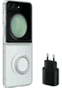 Galaxy Z Flip 5 Clear Gadget maskica, prozirna + adapter (EF-XF73KKTEGWW)