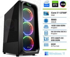 PCplus Storm stolno računalo, i7-12700F, 16GB, 1TB, RTX4060Ti, W11H (144998)