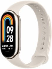 Xiaomi Mi Band 8 pametna narukvica, AMOLED, zlatna