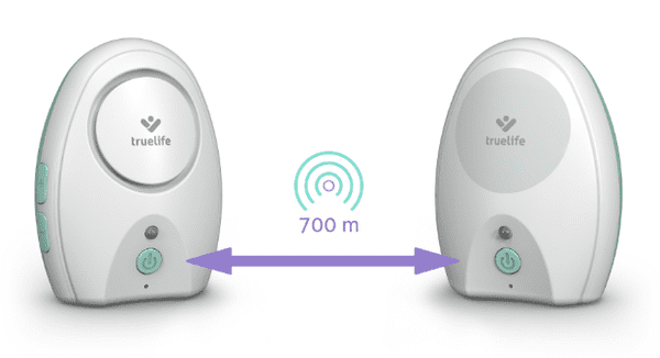 TrueLife NannyTone VM džepni audio elektronički baby monitor, 700 m