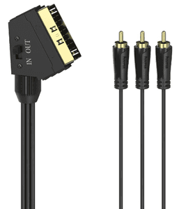 Hama 205156 SCART audio kabel, 3 cinch utikača, 1,5 m