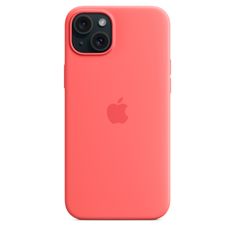 Apple silikonska maska ​​za iPhone 15 Plus, s MagSafeom, Guava