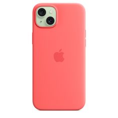 Apple silikonska maska ​​za iPhone 15 Plus, s MagSafeom, Guava