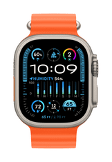 Apple Watch Ultra 2 GPS+Cellular pametni sat, 49 mm, kućište Titanium, remen Orange Ocean (MREH3BS/A)