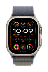 Apple Watch Ultra 2 GPS+Cellular pametni sat, 49 mm, kućište Titanium, remen Blue Alpine Loop Large (MREQ3BS/A)