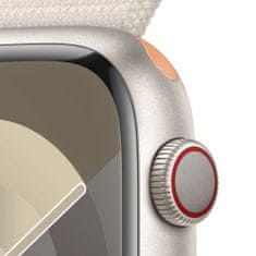 Apple Watch Series pametni sat 9, 45 mm, aluminijsko kućište, remen za sportsku petlju, svjetlo zvijezda (MR983QH/A)