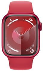 Apple Watch Series 9 pametni sat, GPS, 41 mm, crveno aluminijsko kućište, sportski remen S/M, crveni (MRXG3QH/A)