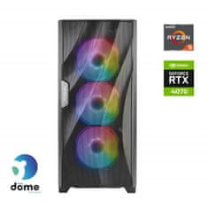 Anni Gamer Extreme stolno računalo, R5 5600X, 32GB, 2TB, RTX4070, DOS (ATPII-G8-7393)