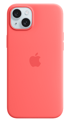  Apple silikonska maska ​​za iPhone 15 Plus, s MagSafeom, Guava