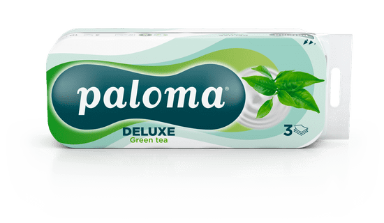 Paloma Deluxe Green Tea toaletni papir, 10 komada