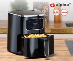 Alpina XL friteza na vrući zrak, 4,5L, 1450 W, digitalna