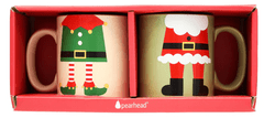Pearhead set božićnih šalica, Santa & Elf (777)